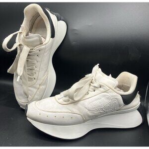 37.5 23aw Alexander McQueen SPRINT RUNNER SNEAKER 687995 LEATHER SHOES LOGO